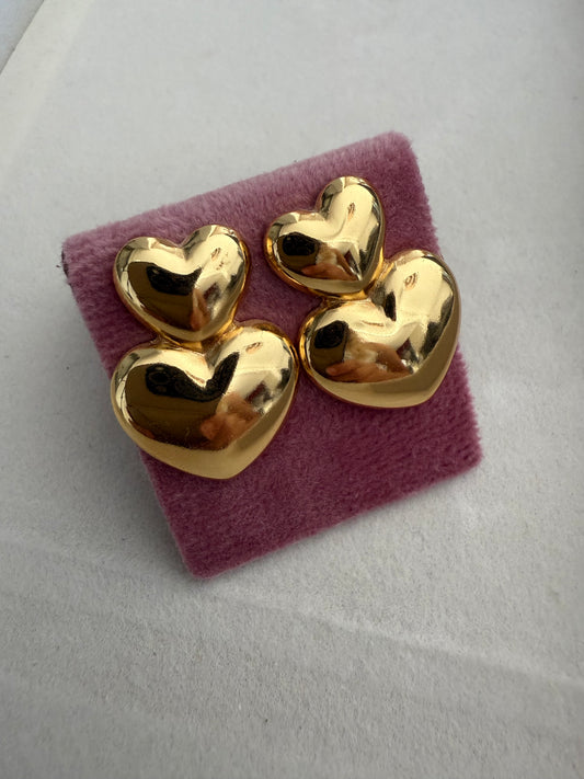 PENDIENTES DOBLE AMOR